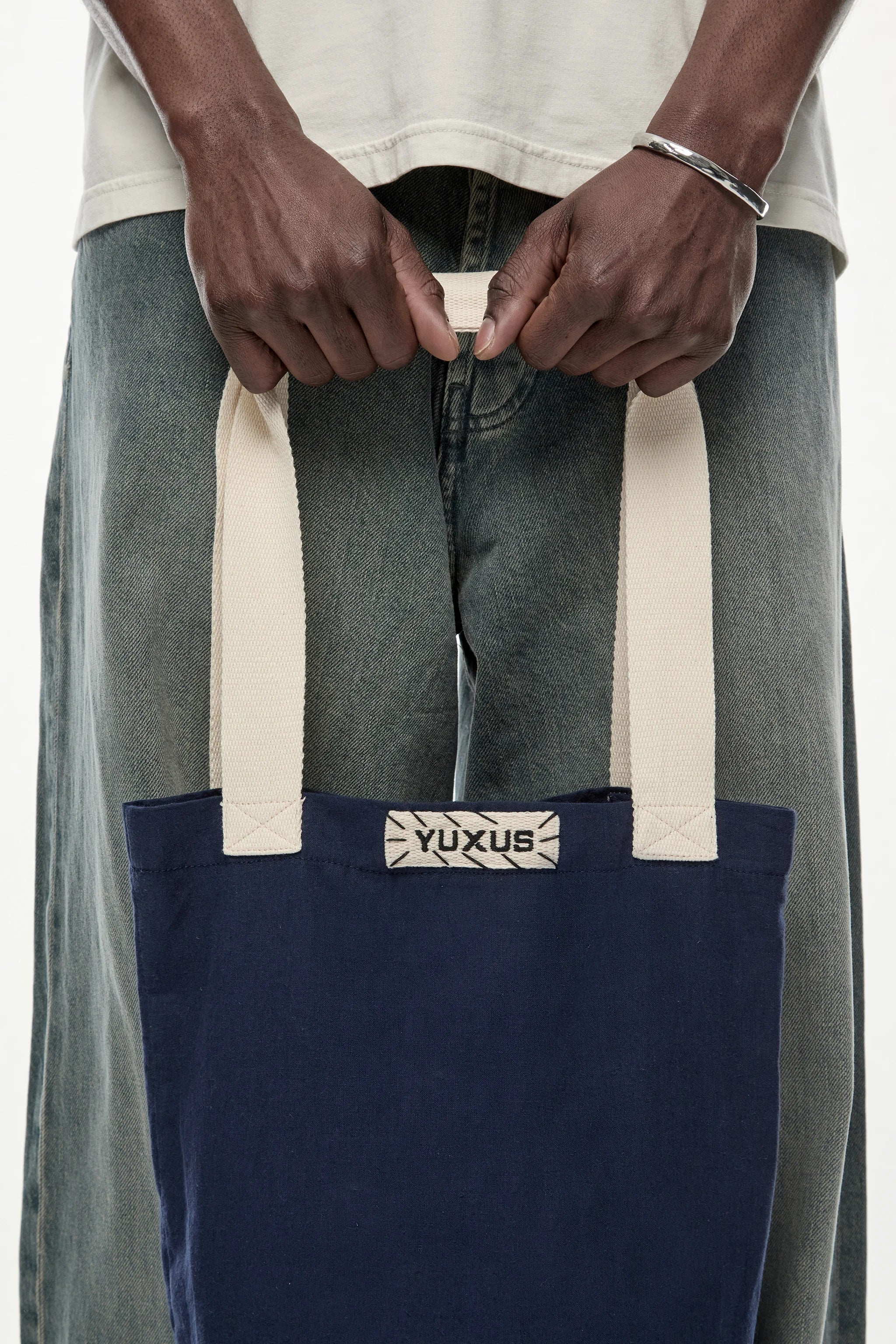 BLUE "LINEN" BAG - Image 4