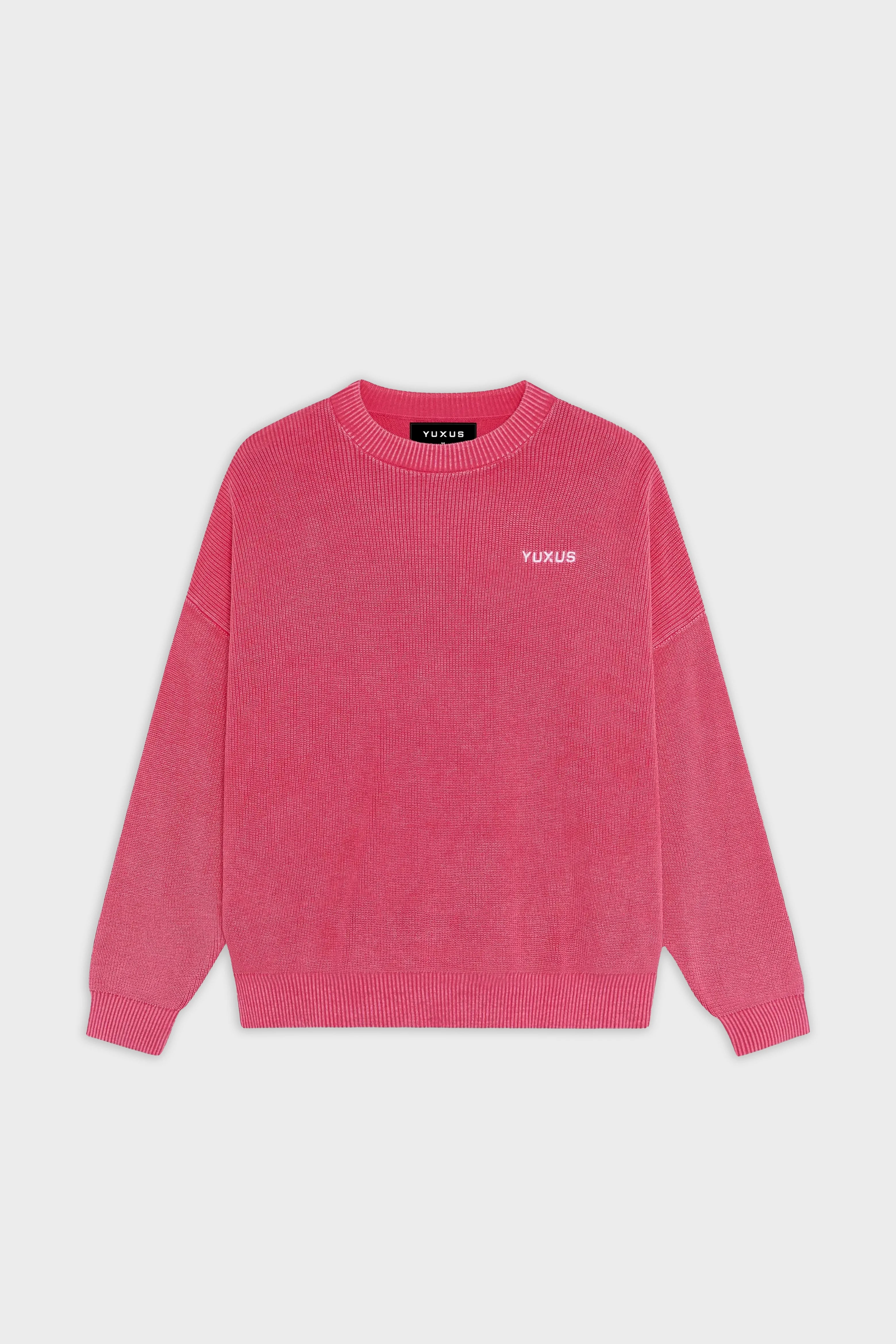 CERISE "VOYAGER" KNIT SWEATER