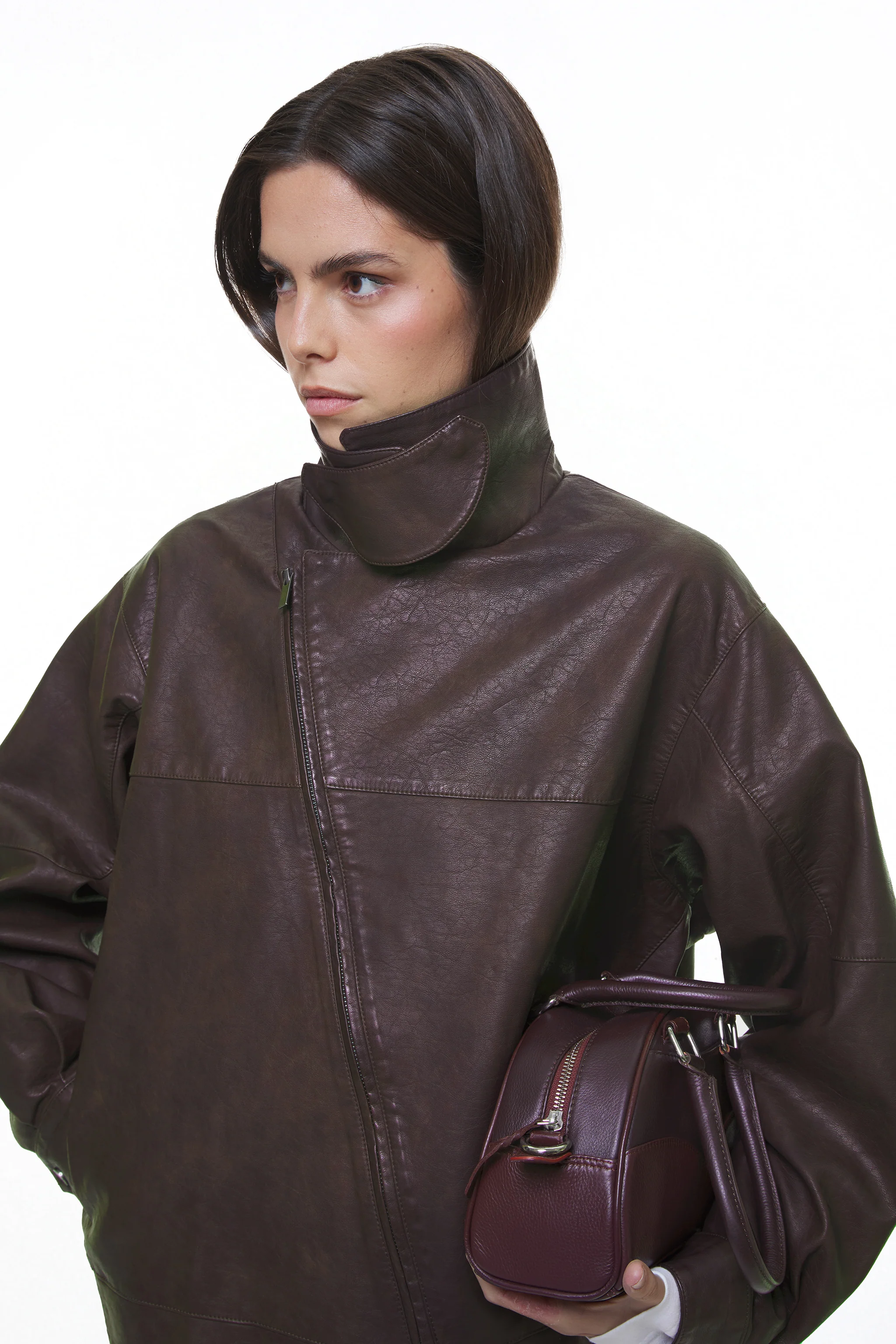 CHOCO "WINDY" PU LEATHER JACKET - Image 6