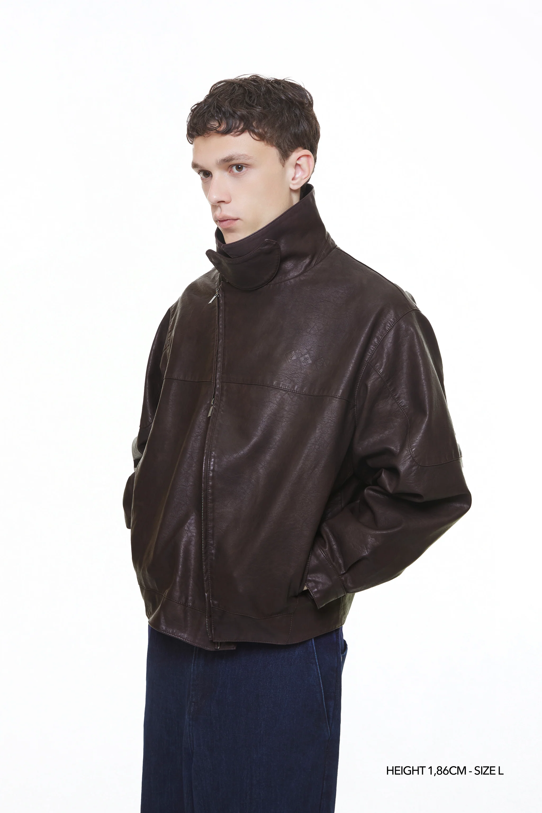 CHOCO "WINDY" PU LEATHER JACKET - Image 9