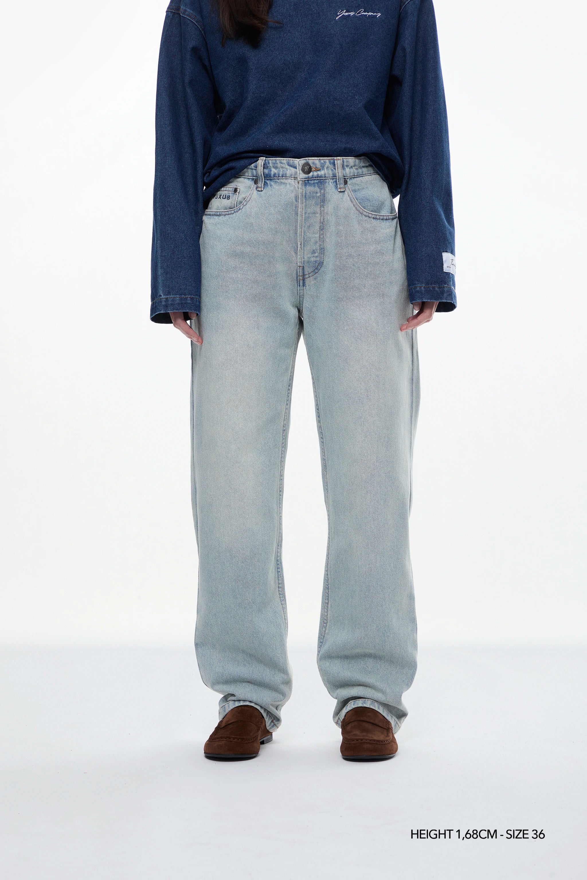 IRIS "THREADS" DENIM PANTS - Image 10