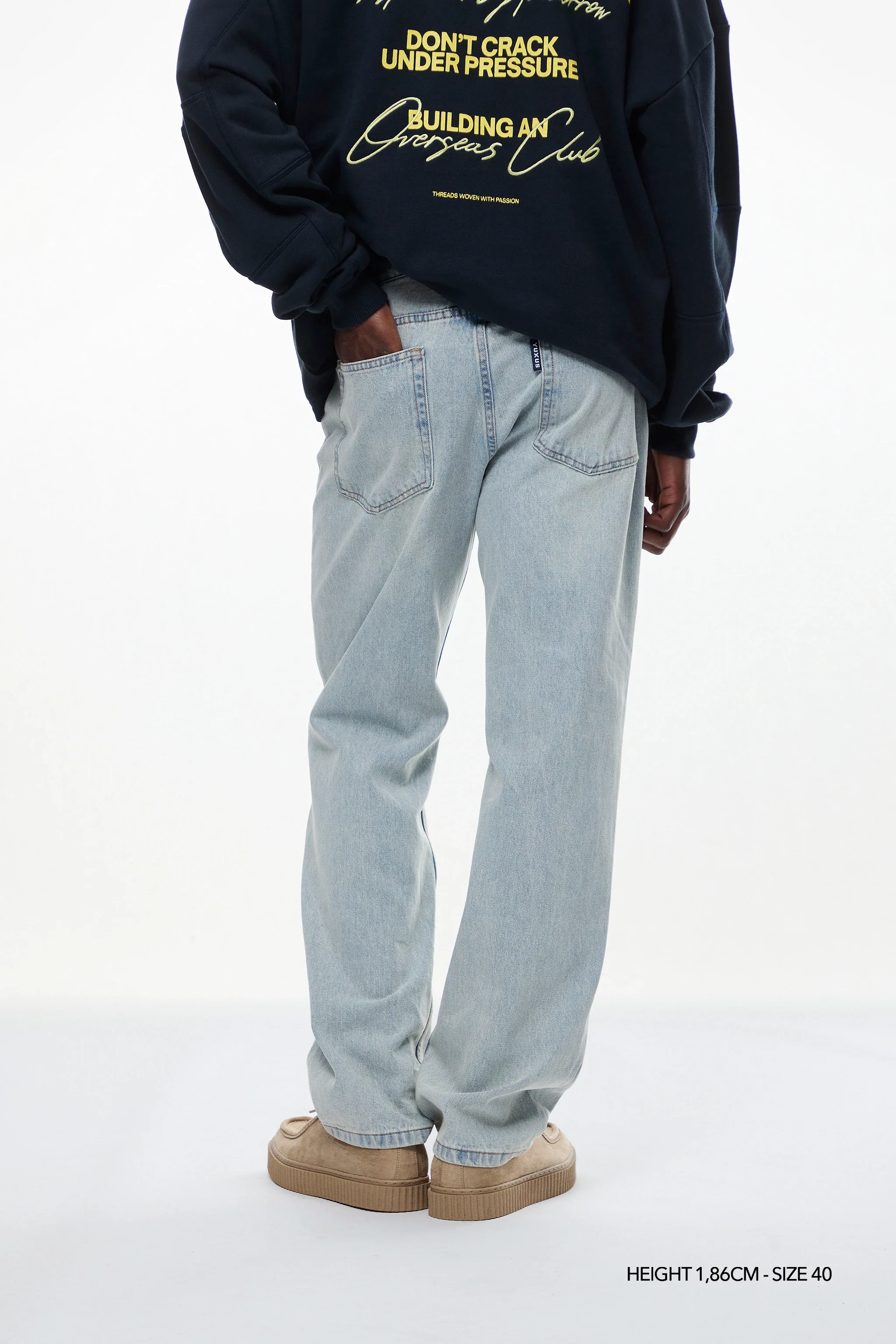 IRIS "THREADS" DENIM PANTS - Image 9