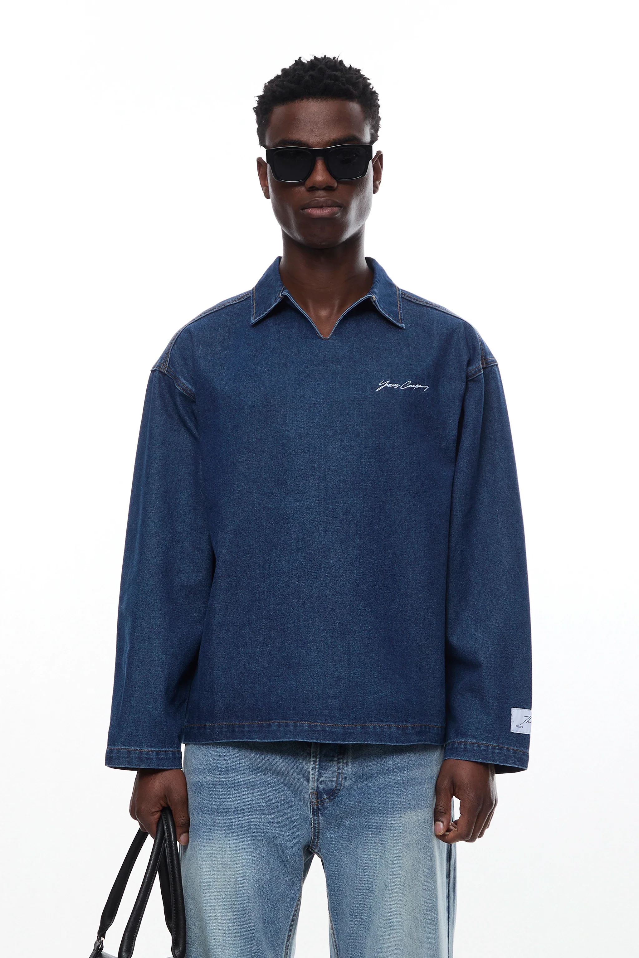 COSMIC "THREADS" DENIM POLO - Image 4