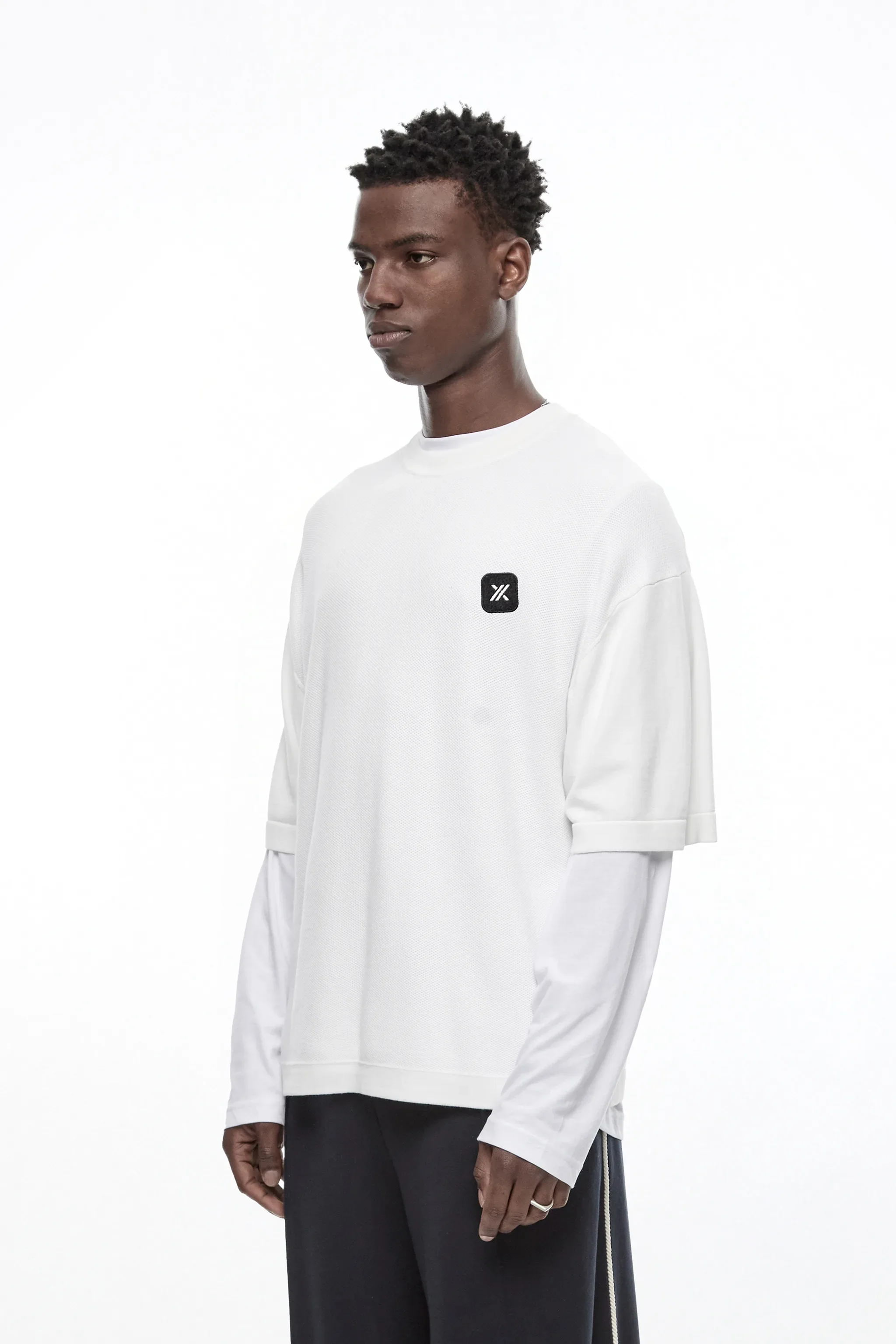 CRYSTAL "GENESIS" KNITTED T-SHIRT - Image 4
