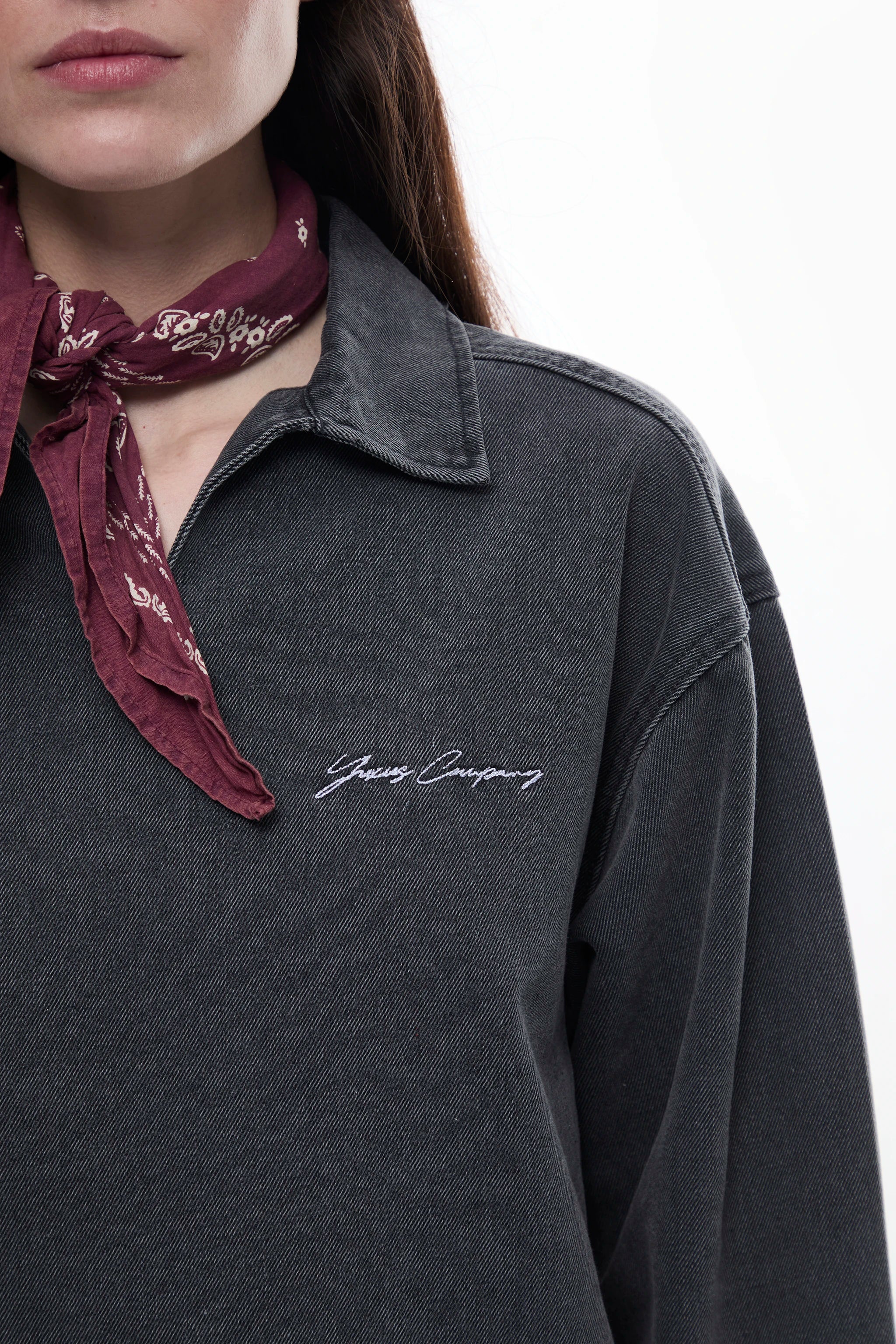 JETGRAY "THREADS" DENIM POLO - Image 6