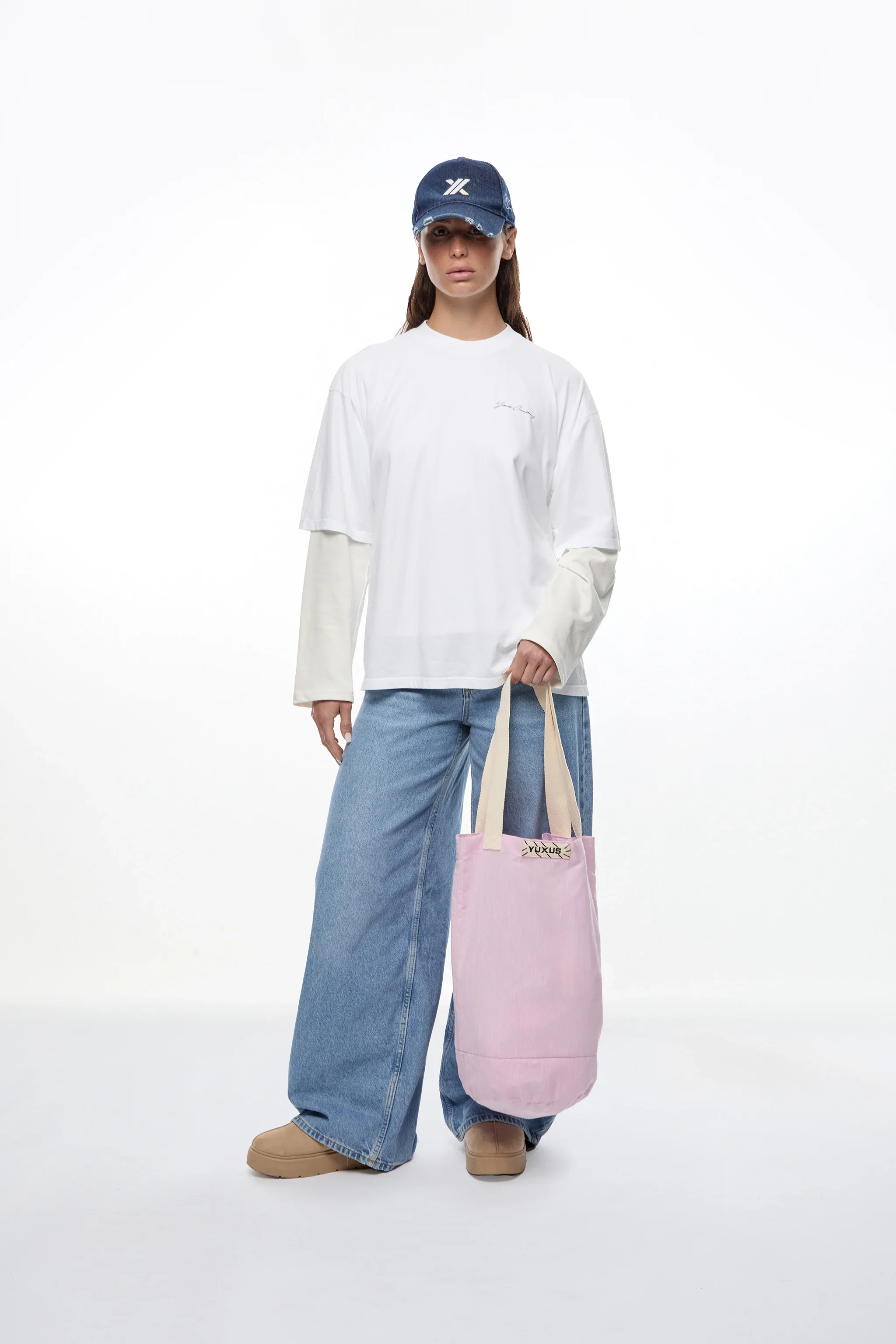 PINK "LINEN" BAG - Image 4
