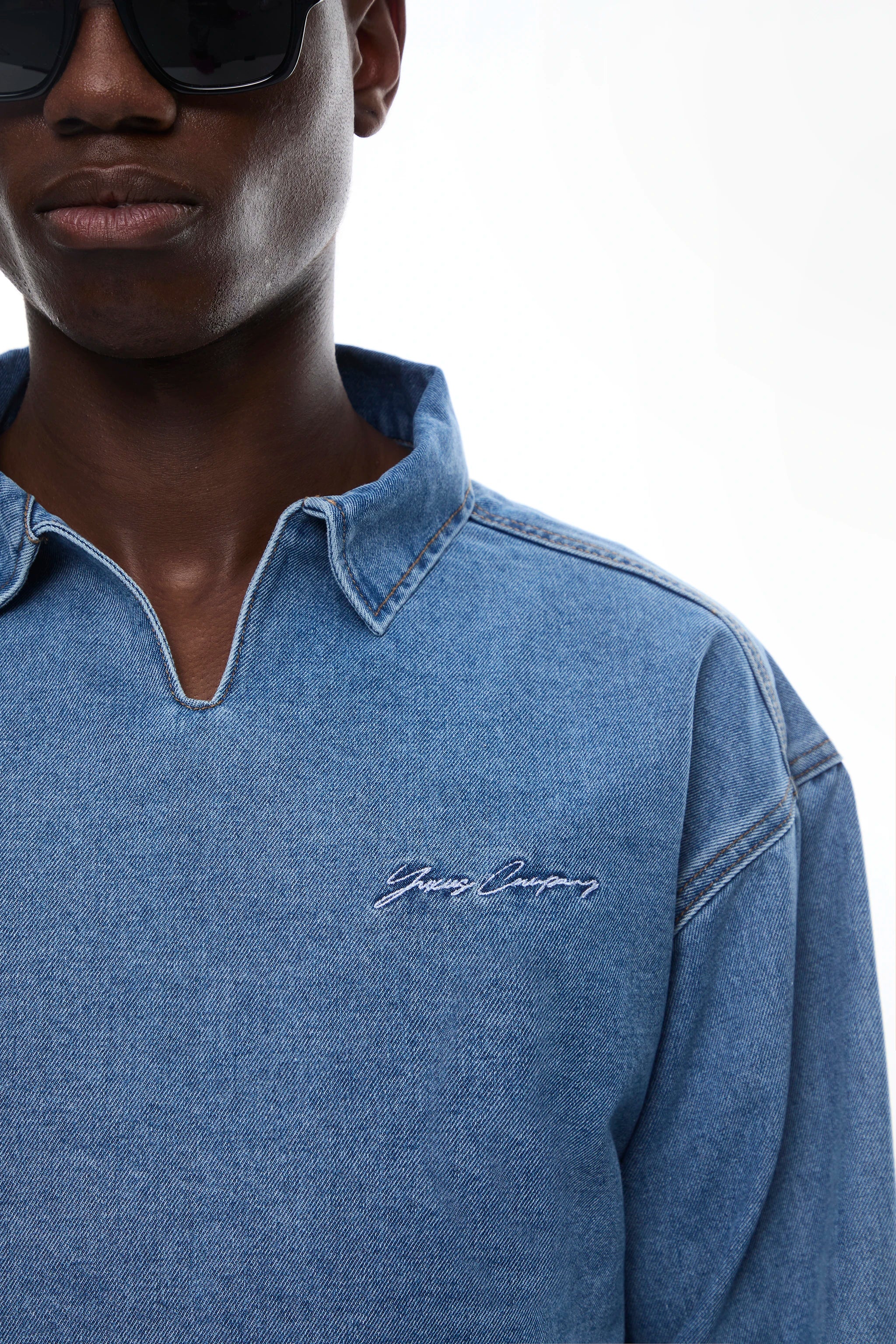 REGAL "THREADS" DENIM POLO - Image 5