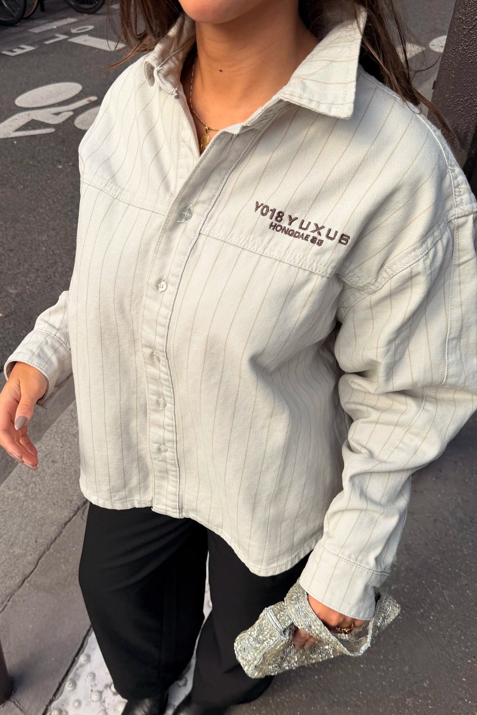 TAUPE "HONGDAE" SHIRT - Image 5