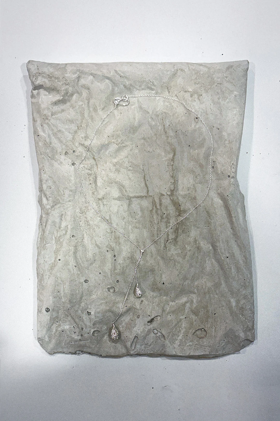 TEARS "CRINKLED 925" NECKLACE - Image 5